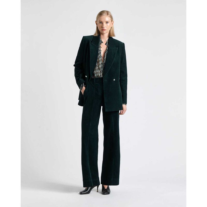 Cue Pine Japanese Cotton Corduroy Blazer image number 3